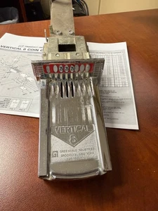 Greenwald Vertical 8 Monedas Tobogán 20-3000 con Manual/Lista de Piezas - Imagen 1 de 2