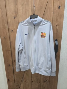 Vintage 2011 Nike Barcelona FCB Jacke Fußball Track Herren Größe 2XL EUC grau - Bild 1 von 14