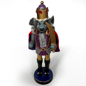 Nussknacker Ballett Holz Maus König Figur 10,25" Weihnachtsdekoration - Bild 1 von 9