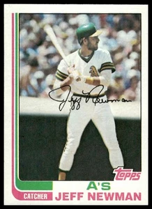 1982 Topps #187 Jeff Newman Oakland Athletics - Picture 1 of 2