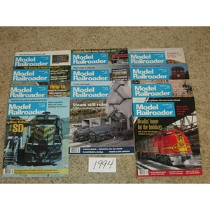 Model Railroader Magazine 1994 11 Issues Trains - Picture 1 of 11