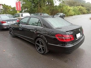 Gloss Black For Mercedes BENZ W212 E Class Sedan A TYPE Rear Trunk Spoiler - Picture 1 of 8