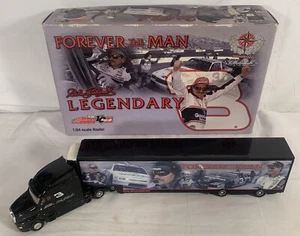 2002 Action HAULER 1:64 Dale Earnhardt Sr #3 FOREVER THE MAN Transporter Rig - Picture 1 of 5