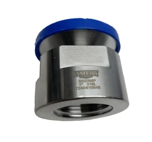 JME SS22MP, 1" 316L Stainless Steel Clamp x Female NPT Adapter, T240410B45 - Picture 1 of 8