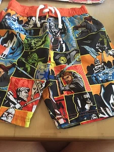 boys bathing suit size 5 Star Wars NEW - Picture 1 of 6
