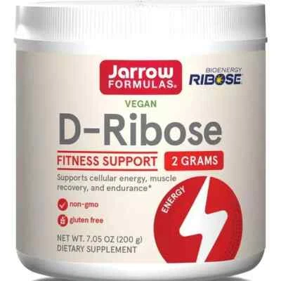 Jarrow Formulas, Inc. Vegano D-Ribosa 2 g 7,05 oz Pwdr Foto 1 de 2
