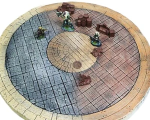 Zoned Dual Dungeon Terrain Board w/ Distance Circles (Ultimate for D&D and RPGs) - Picture 1 of 8