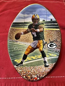 1997 Brett Favre "Leader of the Pack" Bradford Exchange con scatola COA SPEDIZIONE GRATUITA - Foto 1 di 3