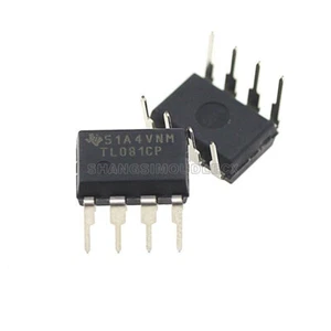 10 pièces amplificateurs opérationnels d'entrée TL081CP TL081 TI IC JFET DIP-8 - Photo 1/4