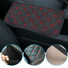 Auto Center Console Armrest Pad Car Seat Box Cover Protector Black+Red Accessory