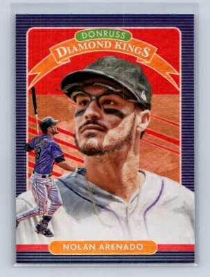 2020 Donruss #29 Holo Blue Nolan Arenado Colorado Rockies - Image 1 of 2