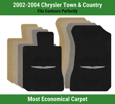 Alfombrillas delanteras Lloyd Velourtex para Chrysler Town & Country 02-04 con alas Chrysler Foto 1 de 4
