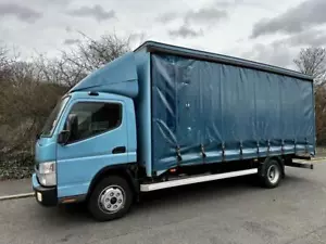 2018 68 MITSUBISHI FUSO CANTER 3.0 7C15 43 148 BHP AUTOMATIC 20FT CURTAINSIDER D - Picture 1 of 19