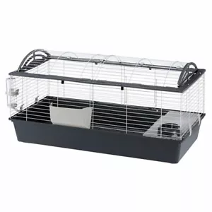 Rabbit Cage Indoor Split Roof Easy to Assemble Food Water Large Roomy  - Picture 1 of 7
