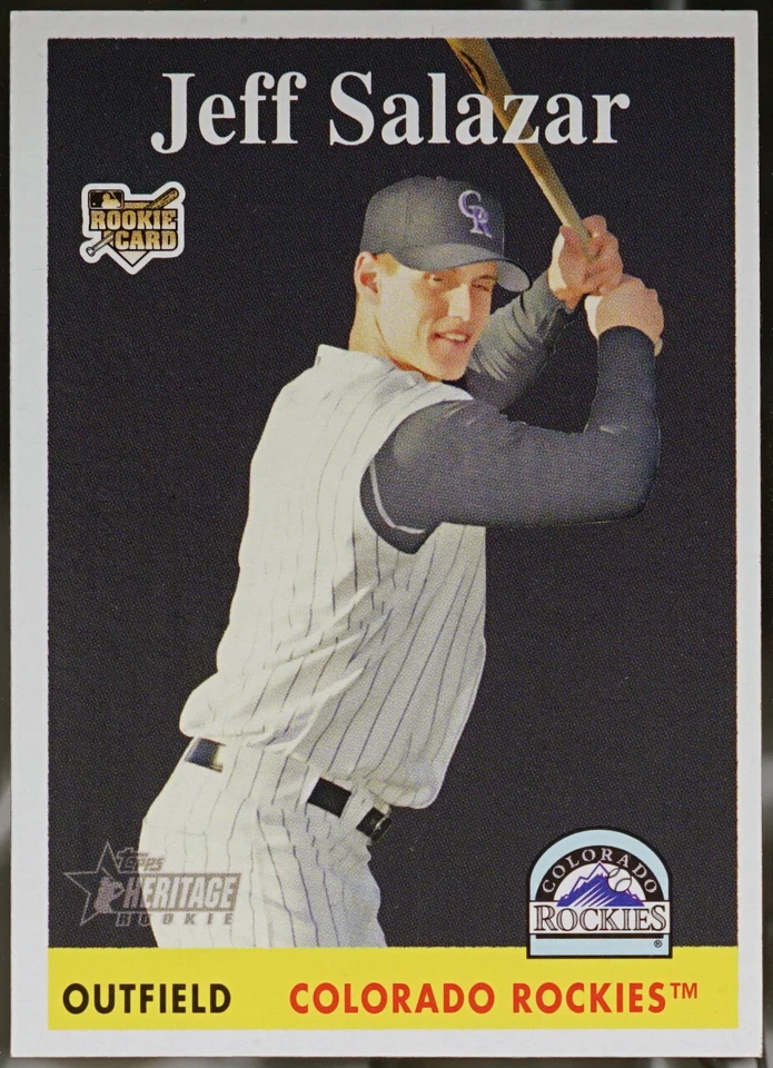 2007 Topps Heritage Baseball Jeff Salazar #466 NM - Image 1 of 1