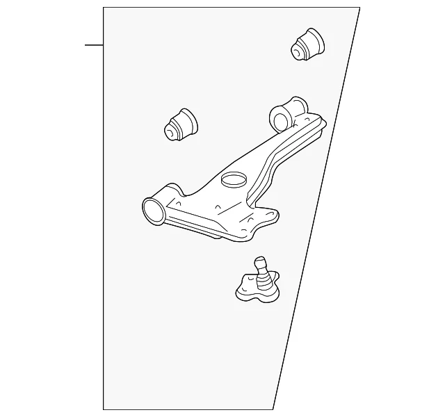 Brazo de control inferior genuino GM 22671495 Foto 1 de 2