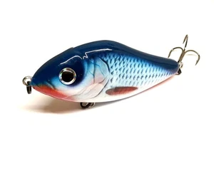 Musky Pike Lure sinking wobbler 100mm 47g VMC hooks minnow rattling Fish - Picture 1 of 15