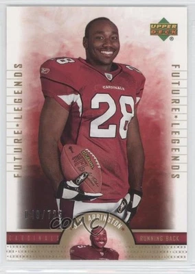 2005 Upper Deck NFL Legends Future Legends /725 JJ Arrington #122 Rookie RC - Image 1 of 2