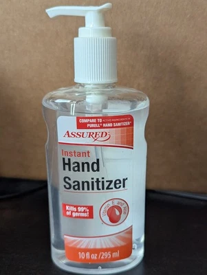 2 Pk. Bomba desinfectante de manos Assured Instant Clear 10 fl oz Foto 1 de 3