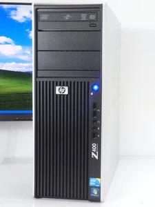 HP Z400 Windows XP Gamer PC Xeon 250GB 4GB DVD-RW FireWire Spiel Computer NVIDIA - Bild 1 von 16