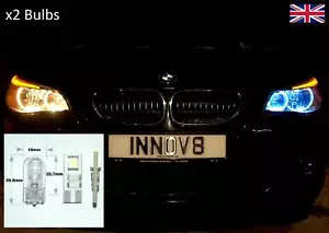 2x BMW E60 E61 E90 E91 E92 Luci Laterali LED SMD canbus nessun errore gratuito - Foto 1 di 1