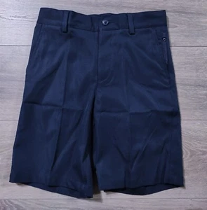 Lands End Shorts Boys Size 10 Navy Blue Chino Active School Uniform Bottoms Kid - Picture 1 of 9