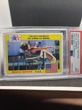 1983 TOPPS GREATEST OLYMPIANS BRUCE JENNER ROOKIE #50 PSA 9 MINT OLYMPICS GOLD