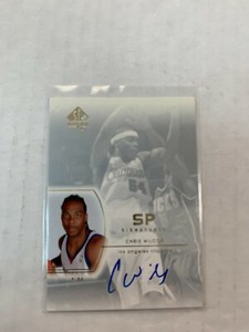Chris Wilcox 2003-04 SP Authentic Auto Card #CW