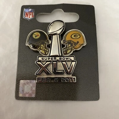 Prendedor NFL Pittsburgh Steelers 2011 Super Bowl Champs Vs Green Bay Packers Foto 1 de 4