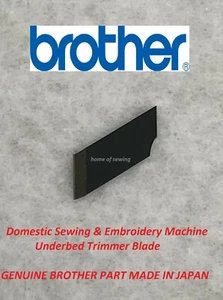 Genuine BROTHER Domestic Sewing Embroidery Machine - Underbed Trimmer Blade - Picture 1 of 1