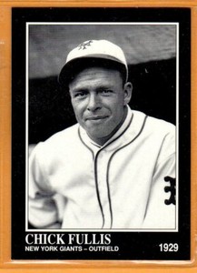 Chick Fullis-New York Giants/1992 Conlon Collection-Baseball Card