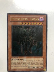 USA Seller Yugioh Destiny Hero - Dogma POTD-EN014 Ultimate Rare 1st Edition MP - Picture 1 of 9
