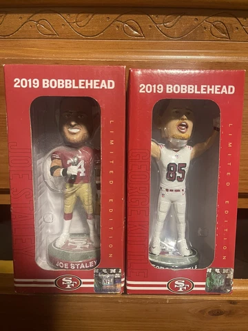 2019 George Kittle And Joe Staley Bobblehead San Francisco 49ers Limited Edition Cover