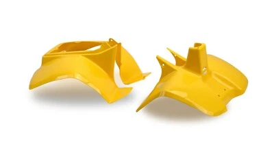 Plastics Set For Suzuki LT50 Yellow Front, Rear Fender bodywork Panels 1984-2002 - Image 1 of 3