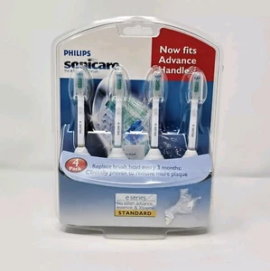 4-Pack Philips Sonicare E Series Standard Toothbrush Heads A4000 E5000 E9000 NEW - Picture 1 of 2