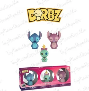 FUNKO Dorbz POP Special Disney Edition Stitch Angel Scrump Figures Set of 3 NEW - Picture 1 of 3
