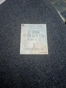 Superman Returns Opening Night MIDNIGHT SHOWING Ticket Stub - Picture 1 of 1