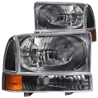 Crystal Headlight Set for 2003-2004 Ford F-550 Super Duty - Image 1 of 4