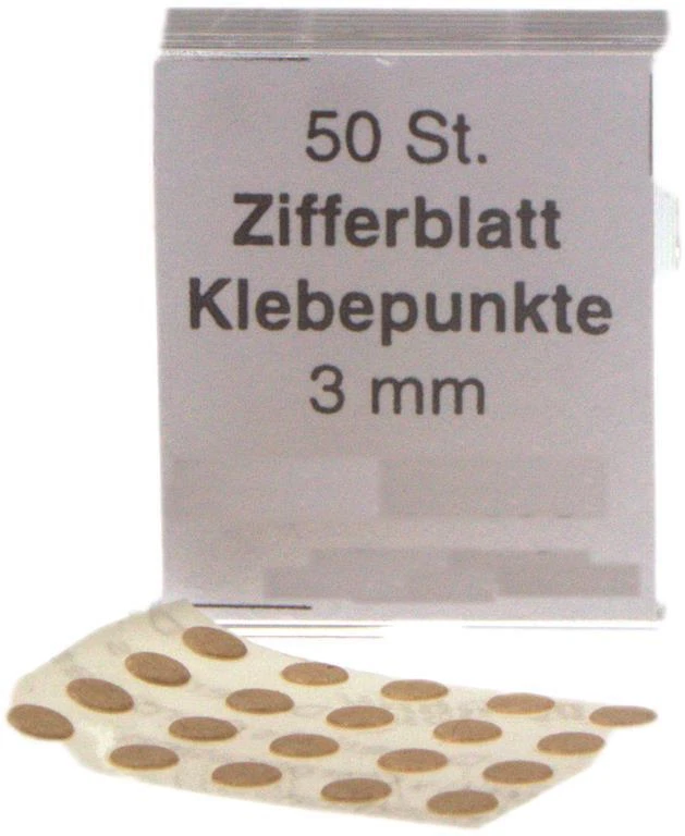 WATCHFIX Quadrante Punti Adesivi per Fissare Quadranti 50 Pezzi