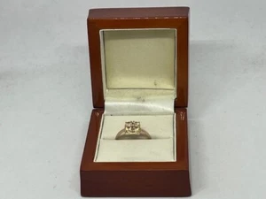 9 Karat Roségold Gelb Topas Ring - Bild 1 von 6