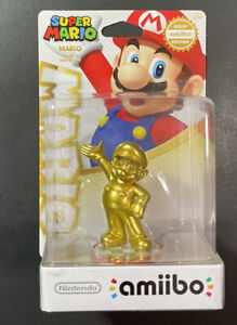 Nintendo Amiibo Figure [ Mario Gold Edition ] NEW