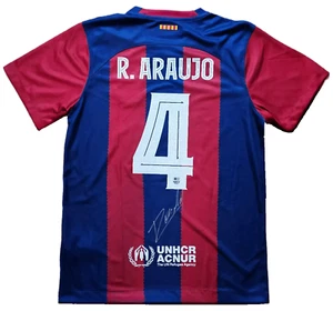 Ronald Araújo Signed Barcelona Football Shirt 2023/24 | First Beckett COA - Picture 1 of 9