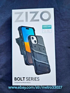 ZIZO -BOLT Case for Apple iPhone 15-Black $32.99 NEW RETAIL BOX FAST SHIPPING - Picture 1 of 6
