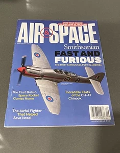Air & Space Smithsonian Magazine Sept 2019 Hawker Sea Fury CH-47 Chinook VGUC - Picture 1 of 4