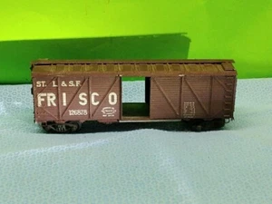 VINTAGE MARKLIN HO #126878 BOX CAR - 1940s L.&S.F. Frisco Diecast Steel NO Doors - Picture 1 of 11