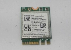 HP 17-CP0056NR laptop Realtek RTL8852AE Wireless card M34023-001 - Afbeelding 1 van 2