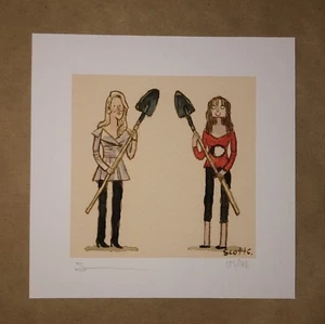 Impresión artística de película de terror Death Becomes Her Mondo Showdowns S/N Scott C Campbell - Imagen 1 de 1