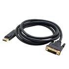 2m Display Port DP to DVI-D 24+1 Male Digital Video Cable Lead PC 