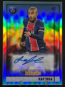 Rafinha 2020-21 Merlin Chrome UCL Refractor Auto #BCA-R Brazil PSG - Bild 1 von 2