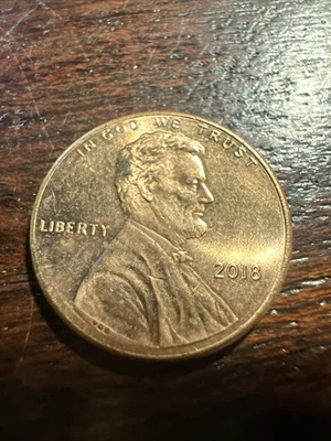 2018  Lincoln Error Re-punched Date Doubling. BU Condition (lot *145) - Image 1 of 3